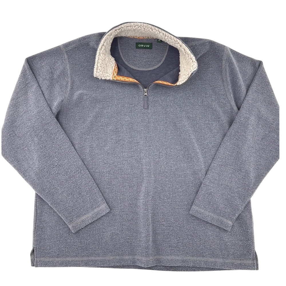 Orvis Quarter Zip‎ Pullover Mens XL Outdoor Casual Warm